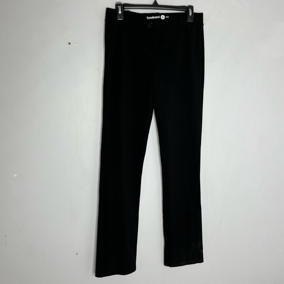 Betabrand Size Medium Black Bootcut - Picture 1 of 6